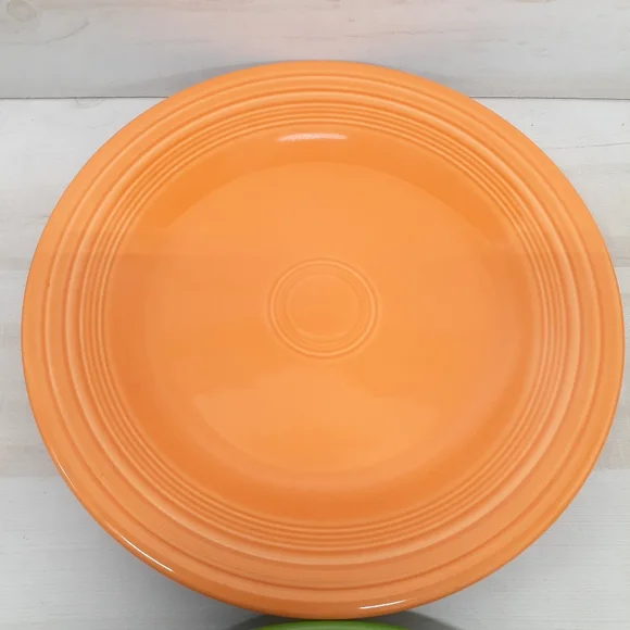 4 Fiesta Fiestaware Multi Color 10.5” Inch Dinner Plates Homer Laughlin. - Picture 5 of 12